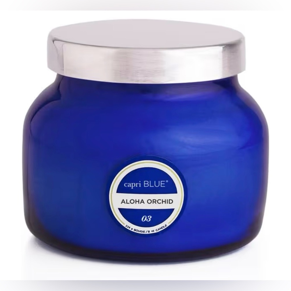 Capri Blue Signature Jar Candles - Long Lasting  (Aloha Orchid, 8 oz)